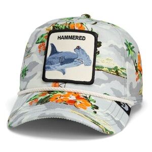 Goorin Bros Shark Cap - Gray and Orange Floral